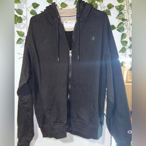 Champion Black Full-Zip Hoodie